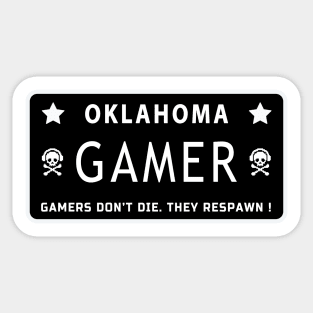 Gamer. Oklahoma! Sticker